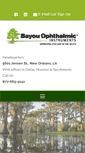 Mobile Screenshot of bayouophthalmic.com